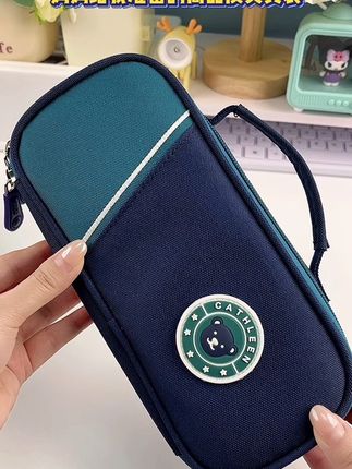 英伦风笔袋中小学生1-6年级,容量大,品质好,款式简约不花哨,多个颜色可选#开学必备 #笔袋 #学习用品 #文具