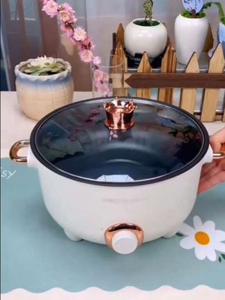 荣事达多功能电煮锅来了,可以蒸、煮、煎、炒、炖样样都行,实用又方便#电煮锅 #厨房小家电 #方便又实用#厨房好物#实用好物