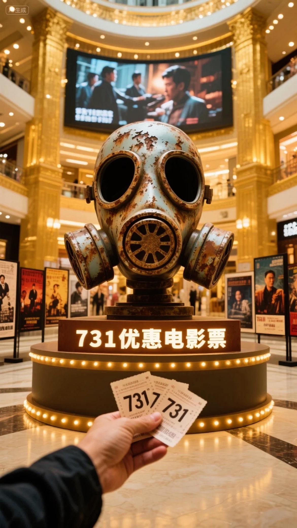 勿忘国耻!以光影为证,传承历史之责 那段山河泣血的黑暗岁月,我们虽未亲历,却深知铭记是永不褪色的责任。 电影《731》即将揭开历史疮疤,让真相直击人心。现送上全国通用电影票优惠券,无论你身处何地,都能走进影院,以观影之名,缅怀先烈、警示未来。 影片9月18日正式上映,邀你共赴这场历史的必修课。 #731电影铭记历史 #必看历史电影 #勿忘国耻振兴中华 #电影上映 #观影推荐
