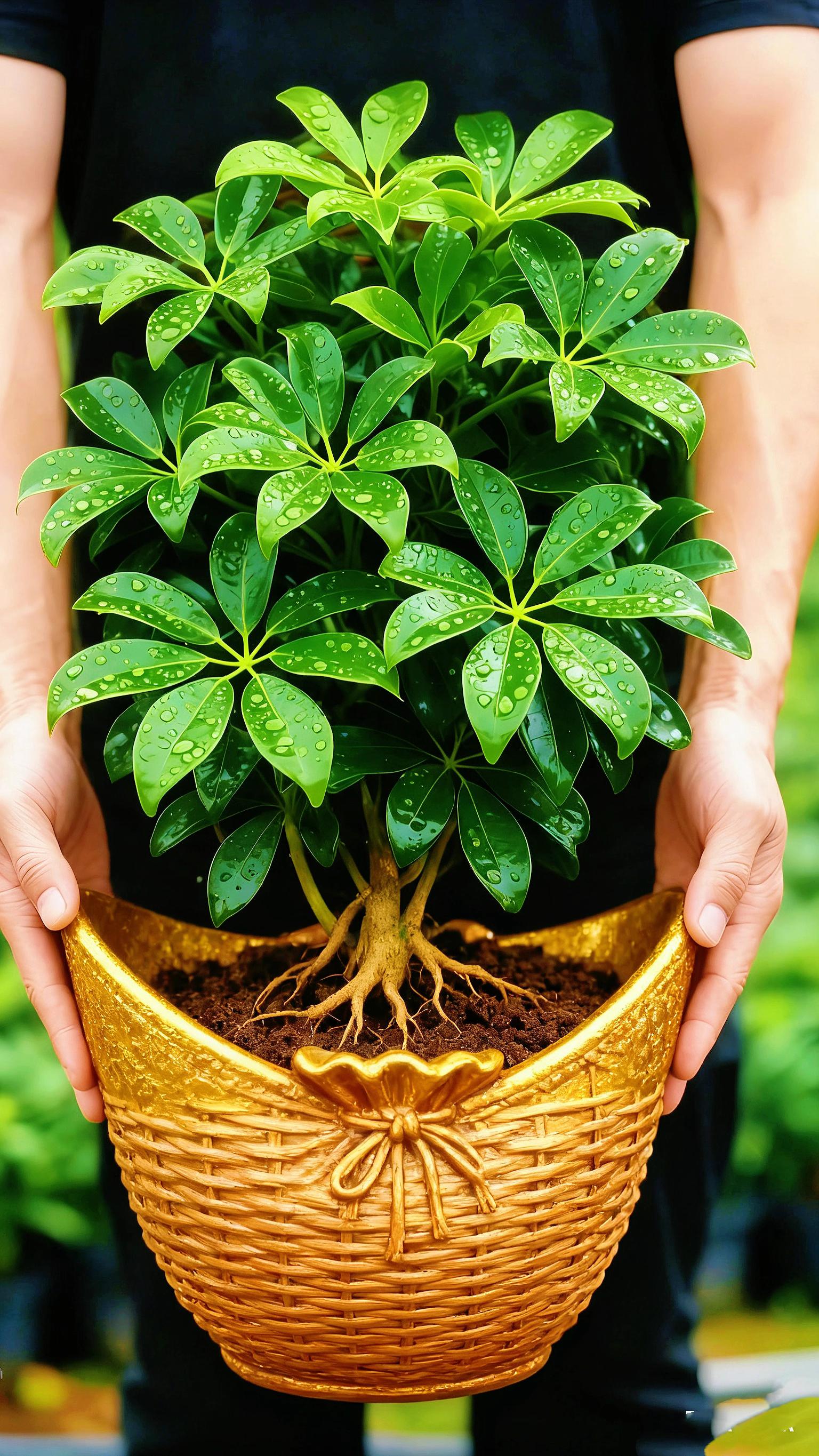#花卉绿植#鸭脚木 #绿植盆栽 #净化空气 #强烈推荐