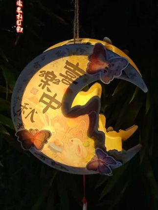 中秋佳节,陪孩子一起做一个木质灯笼吧,这质感也太高级了!#中秋节#灯笼#手工#中秋节手工 #中秋节手工灯笼