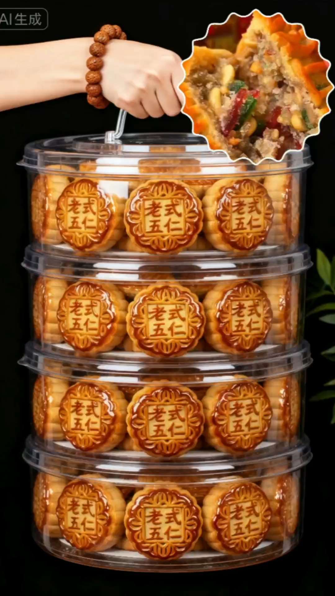 #图文伙伴计划2025 #传统手工 #广式五仁月饼 #中秋月饼当然是花好月圆 #五仁月饼才是最好吃的月饼