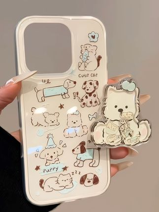 奶绿色苹果手绘西高地🩵🐶清新而且清爽~还是个摇摇乐支架 质感绝了~#仙女必备 #创意手机壳 #网红手机壳 #个性手机壳推荐 #这个手机壳真的长在我心巴上了