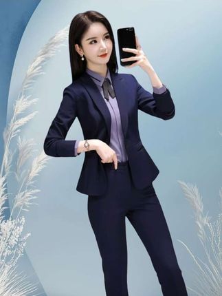 时尚修身西服套装#时尚穿搭#气质穿搭 #白领穿搭