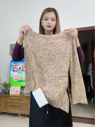 质感超好的网纱晕染罩衫#辣妹穿搭#韩系穿搭 #谁穿谁好看#气质穿搭