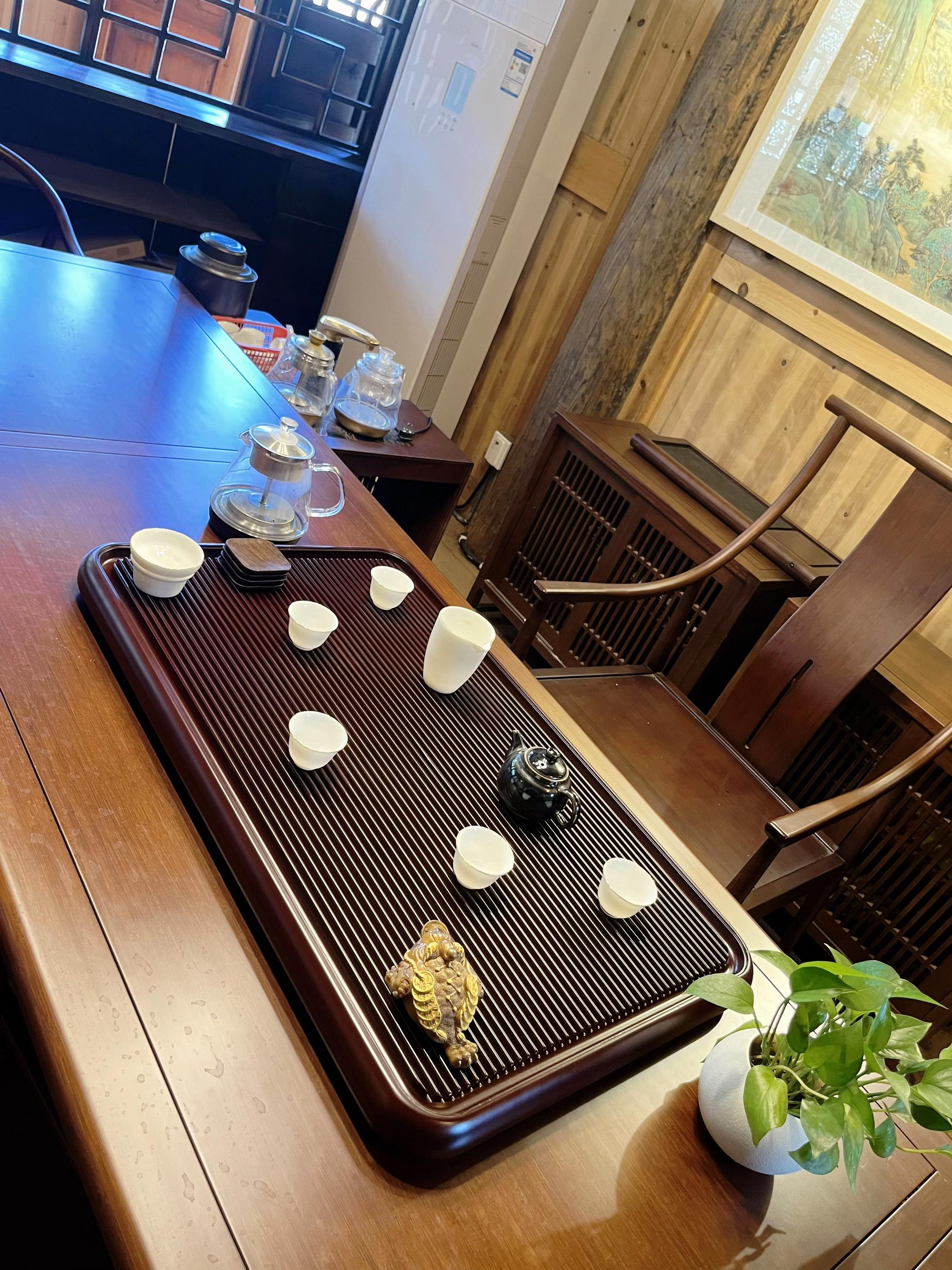 #闽政茶周边茶盘#茶盘桌面专用茶盘高端大气上档次#实木茶盘#茶具茶盘#电木款茶盘 家用实木排水茶盘