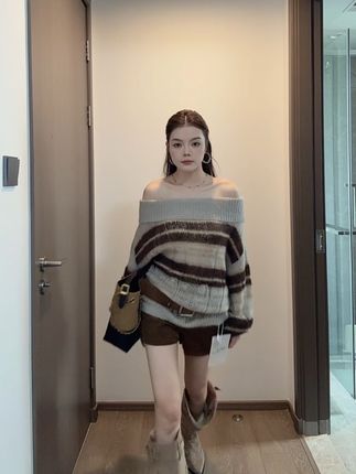#显瘦穿搭 #毛衣 #氛围感 #秋冬穿搭 #今天穿什么