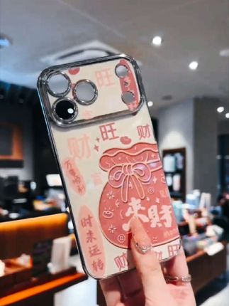 福袋适用苹果15华为vivo/oPPo小米iPhone16电镀大视窗手机壳#创意手机壳 #电镀边软壳.镜头壳身全方位保护#强烈推荐 #高端大气