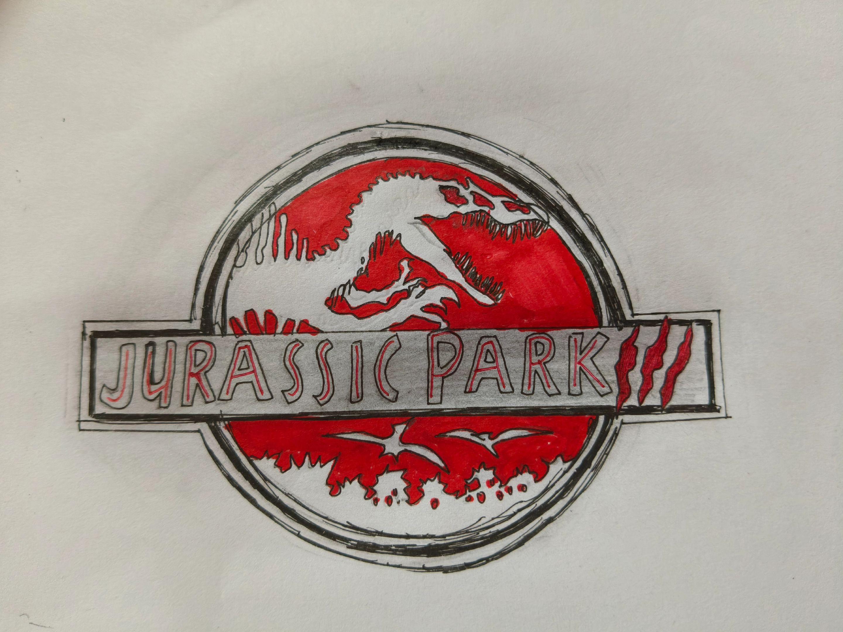 索纳岛死神-战神棘 #侏罗纪公园3 #战神棘 #手绘(画的不好,不喜勿喷)