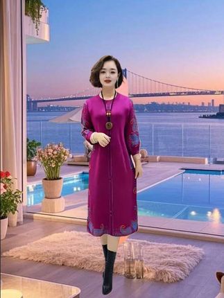 阔太太针织连衣裙#通勤穿搭万能配色公式 #秋季日常实用穿搭思路分享 #晒晒我的秋日穿搭 #秋冬穿搭新鲜感在线