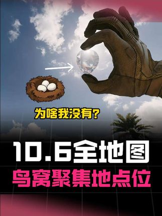 10.6全地图鸟窝聚集地点位来了!策划运营们能不能不要老盯着撤离点嚯嚯,多加几个鸟窝点位增加趣味性呗!#三角洲行动 #三角洲行动欢乐剧场 #三角洲s6烈火冲天新赛季 #当三角洲遇见黄金周