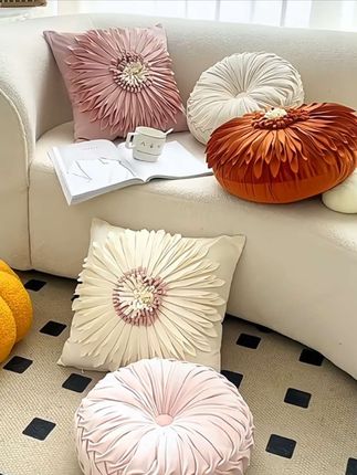 #高颜值 #沙发靠枕 #花朵抱枕 #公主风 #质感