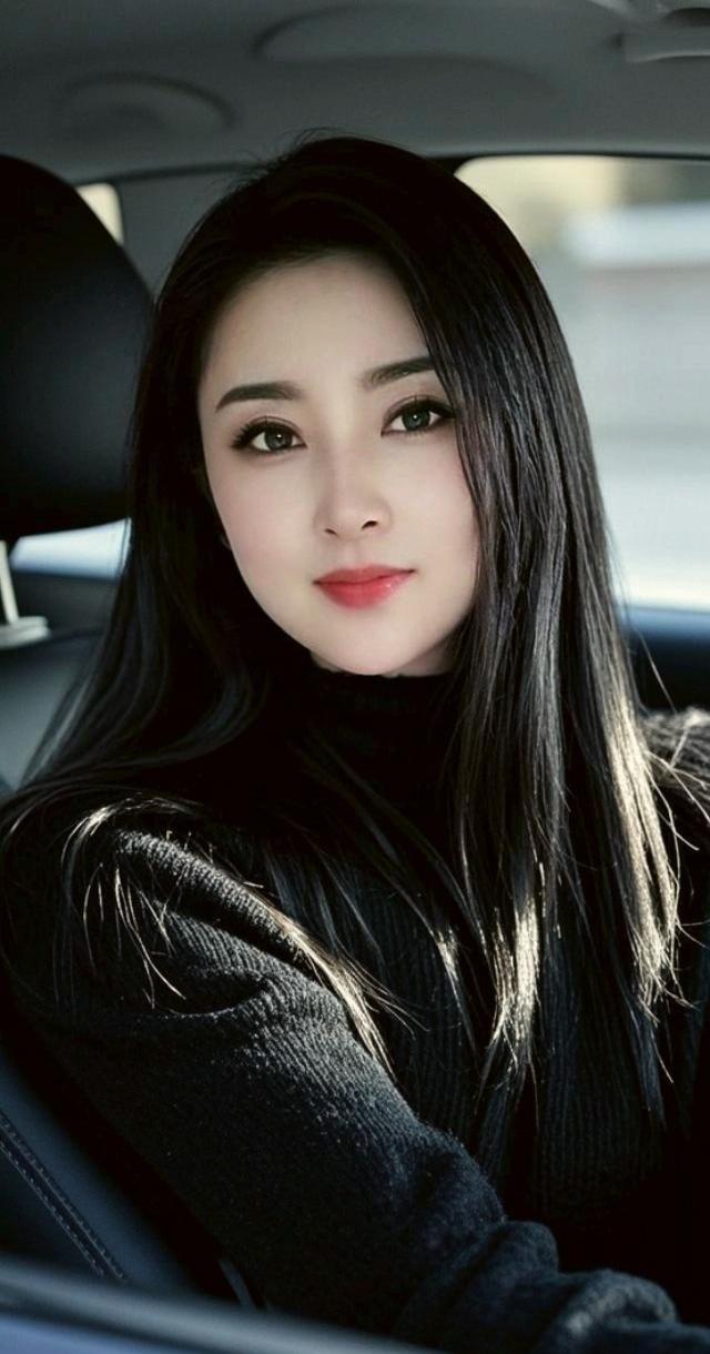 #AI黑发女神的风采
