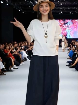 #春秋穿搭 #老钱风穿搭 #休闲穿搭 #减龄穿搭 #阔腿裤穿搭