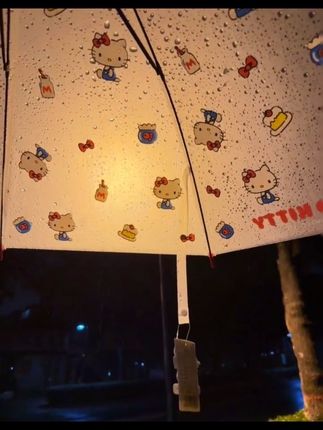 从此下雨天都变得可爱啦#hellokitty #雨伞