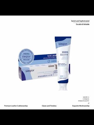 英国SIEQIOR溶菌酶美白牙膏【到手3支】#英国溶菌酶美白牙膏#黄牙救星#好物推荐🔥 @DOU+小助手
