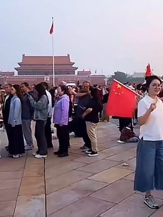 北京天安门 #人山人海太热闹了 #祖国繁荣昌盛 #祖国强大 #团结就是力量 #祖国加油