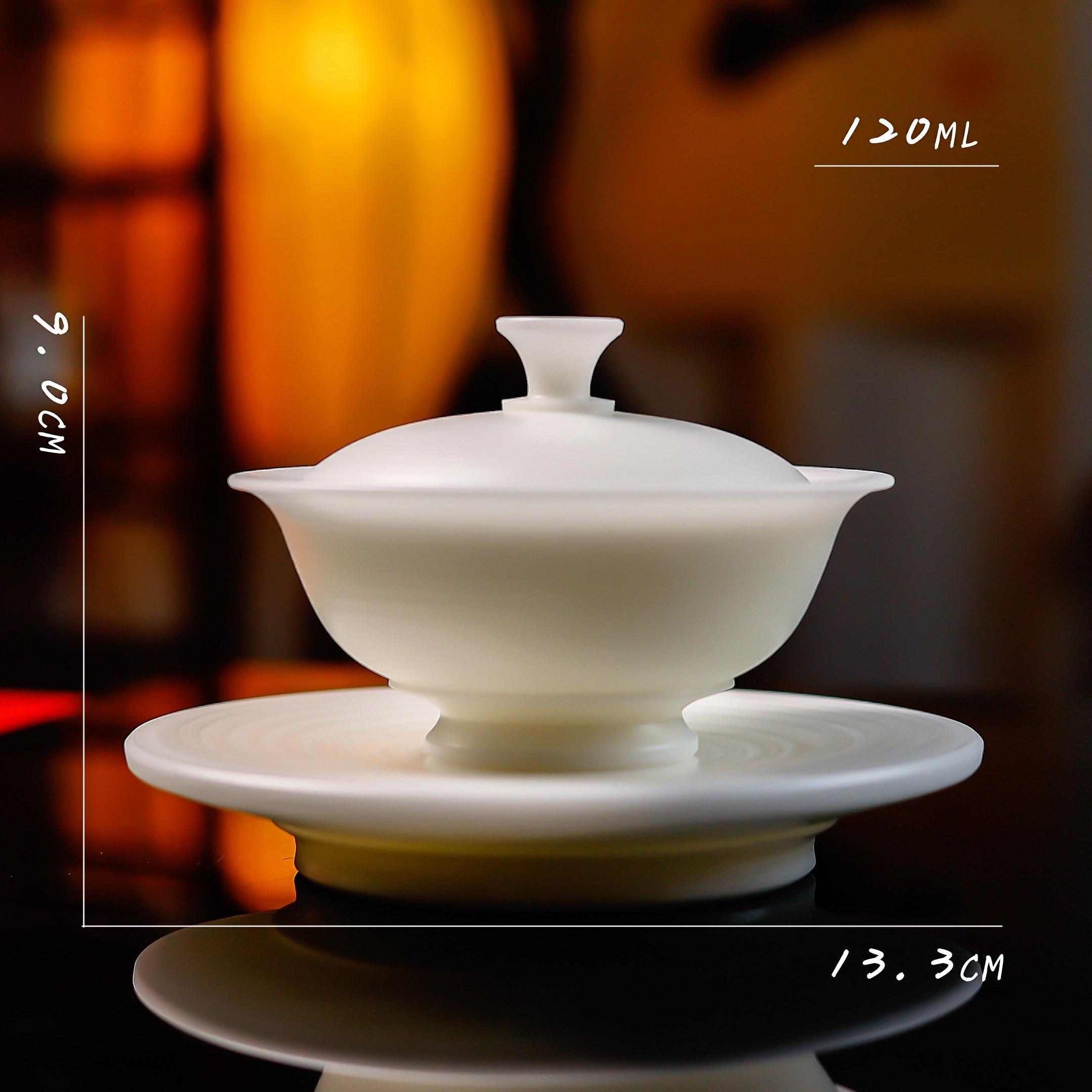 徐福坤全手工小乔盖碗,仅此一件#器物之美 #柴烧#徐福坤#手拉坯#收藏实录