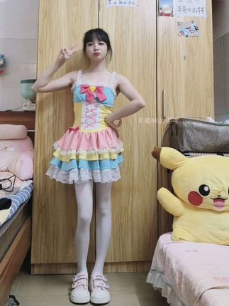 奶呼呼小蛋糕来了#甜妹