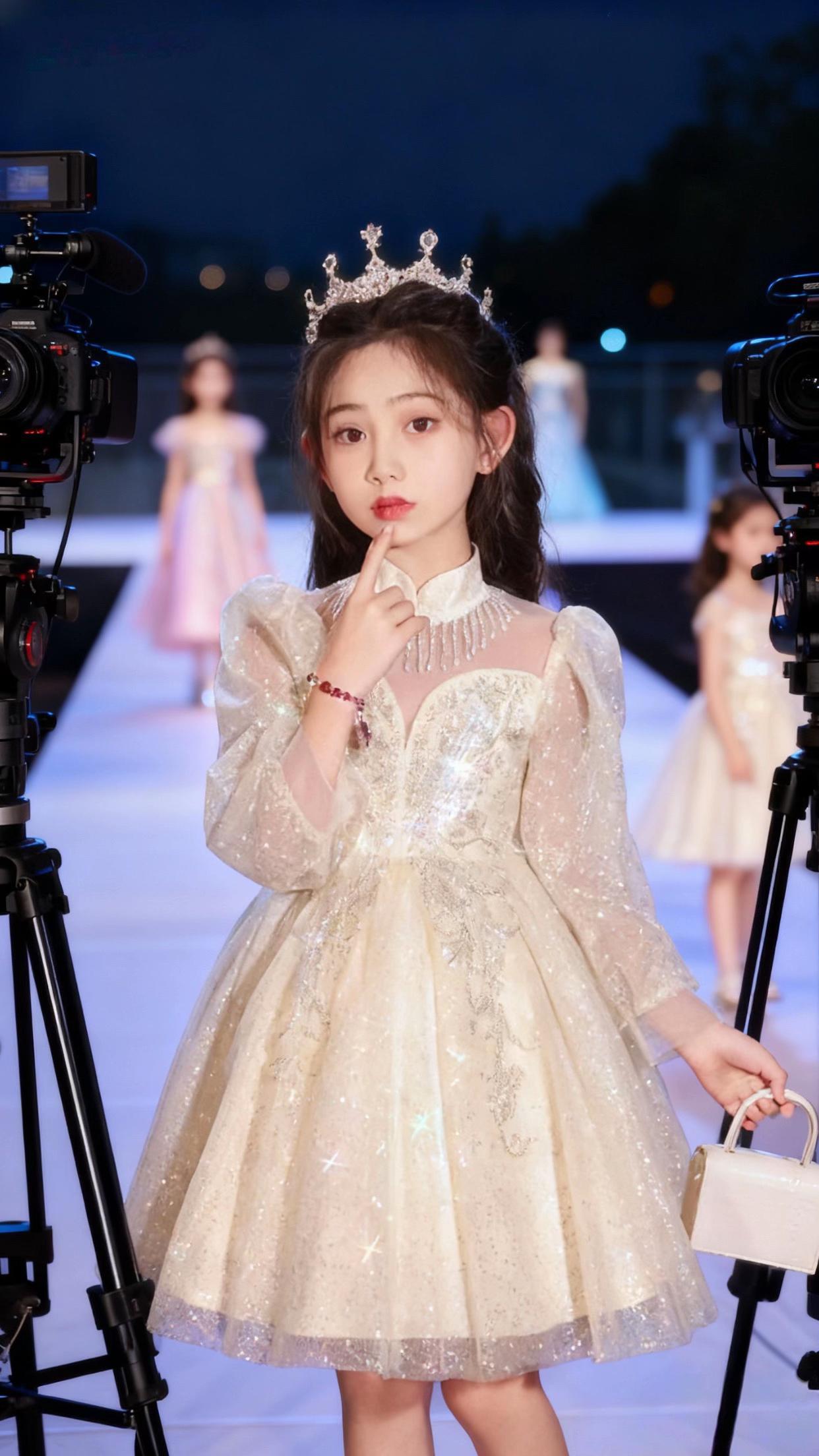 女童春秋蓬蓬纱公主裙。#女童蓬蓬裙连衣裙 #女孩公主裙连衣裙 #女童礼服裙 #钢琴演奏礼服