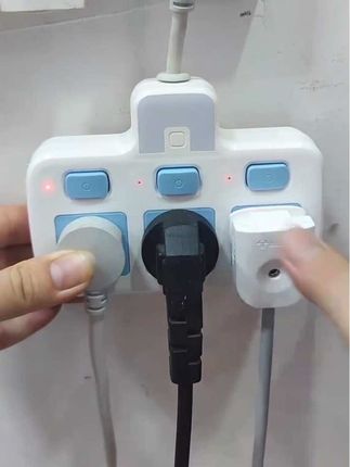 【2500W纯铜10A】家用一转三无线排插多开关转换插座多功能插板插排#多孔插排 #方便实用 #居家好物