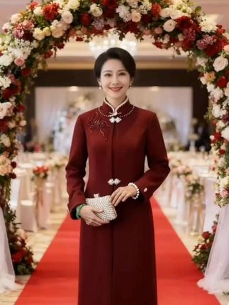 #优雅气质 #喜婆婆喜妈妈婚宴装