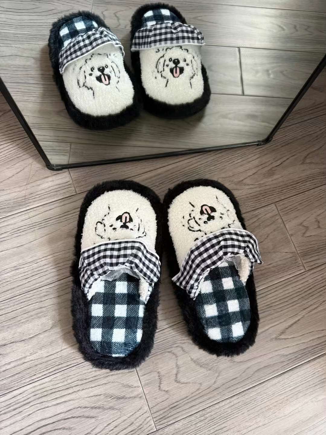好朋友 秋天第一双#棉拖鞋#太可爱了