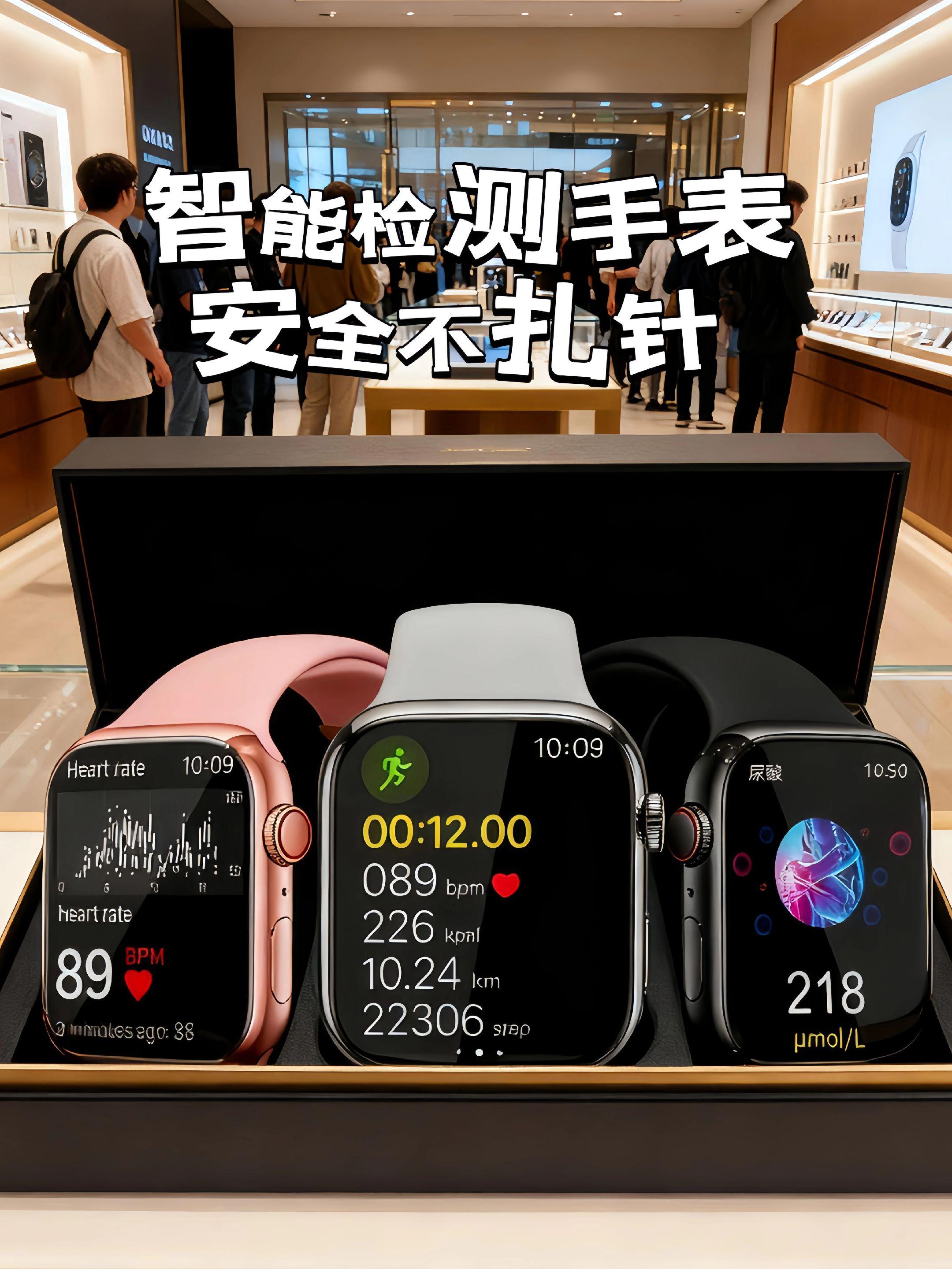 不扎针安全可靠的多功能监测手表。全家健康管家!这智能手表太值了! 这款能测血糖血压的智能手表,简直是全家的健康守护神!不用扎针抽血,轻轻一戴,血糖、血压、血脂、尿酸全搞定,数据精准还带国家专利!爸妈的血压心率,自己的睡眠运动,它都能实时监测,微信短信、蓝牙通话也能接,高清屏显看得清,操作简单老人也会用。#智能手表 #健康 #血糖监测 #免扎针 #科普 @抖加🔥上热门🔥dou+🔥热点宝