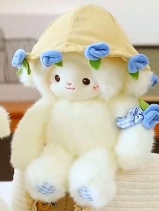 玫瑰花小羊公仔生日礼物玫瑰毛绒公仔送礼创意礼品#毛绒玩具 #毛绒公仔 #玩偶