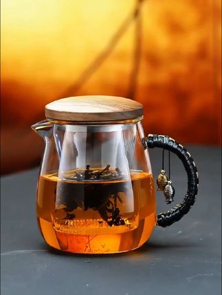 #高档加厚耐高温全玻璃内胆泡茶壶茶水分离办公家用功夫茶具花茶壶#泡茶壶#泡茶杯#花茶壶#玻璃茶具