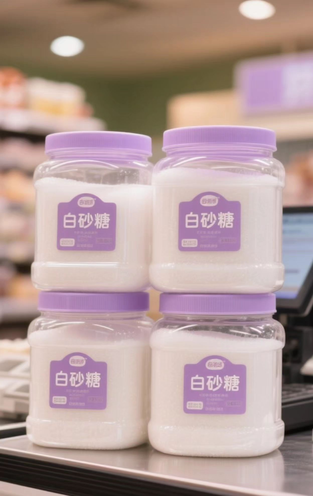 姐妹们!广西一级纯甘蔗白沙糖!做甜点、煲汤、都少不了这白砂糖。#白砂糖#调味料#白糖糕点#白糖水#广西一级白沙糖