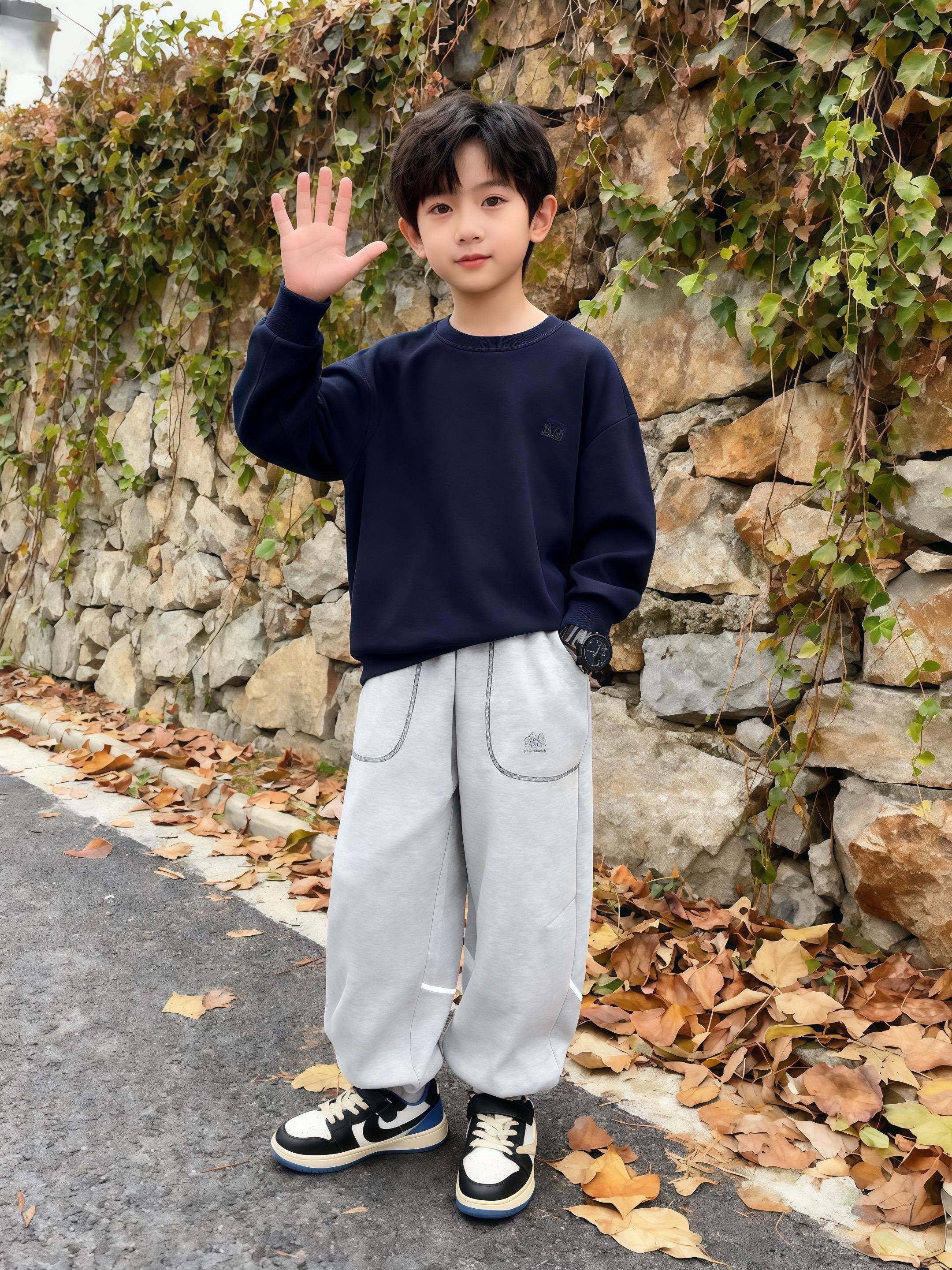 #高级感极简穿搭 #男童休闲裤 #儿童百搭裤子 #百搭卫裤 #向往的生活9这样