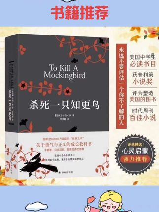 #好书分享 杀死一只知更鸟 硬壳精装现货关于勇气与正义的传奇故事 哈珀·李#每日分享 #强烈推荐