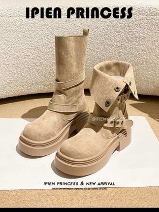 厚底增高马丁靴女2025秋季新款西部靴英伦风美拉德小个子显瘦短靴#美鞋穿搭 #靴子控 #宝藏鞋子 #百搭鞋子 #靴子