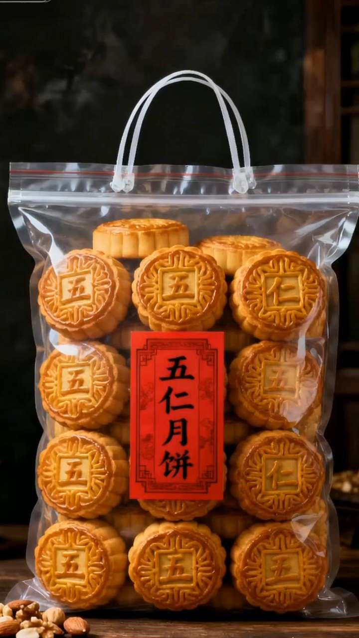 #五仁月饼 #传统糕点 #手工美食 #传统手工 #健康食品
