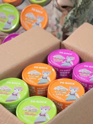 poroca猫罐头零食罐头猫咪营养湿粮成猫增胖24整箱批发萌宠好物