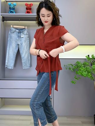 #夏季穿搭 #烟管裤 #面料柔软舒适 #谁穿谁好看 #裤子推荐