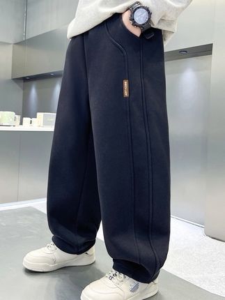 【男童运动裤加绒】【适合4-16岁】男童加绒运动裤秋冬儿童裤子中大童一体绒加厚卫裤直筒裤#裤子穿搭 #休闲裤穿搭 #男童运动裤加绒 #男童休闲裤加绒 #男童裤子加绒加厚