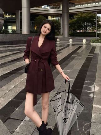 2025新款爆款洋气秋季女装时尚气质显瘦轻奢风衣外套女#高级感穿搭 #职场穿搭 #通勤搭配 #风衣穿搭 #时尚气质穿搭