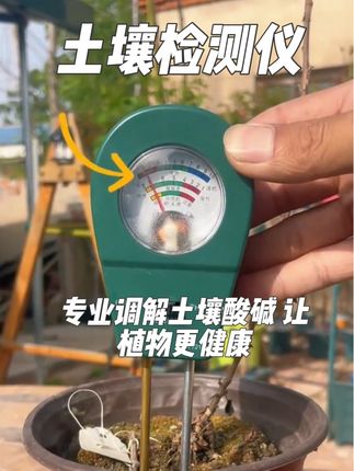 这个就是土壤监测仪,如果你养花不知道什么时候应该浇水,那么就用它就可以解决这个问题。#土壤检测 #土壤检测仪