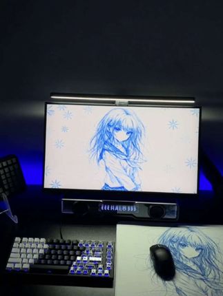 蓝色是忧郁#鼠标垫 #手绘 #二次元 #壁纸 #桌搭