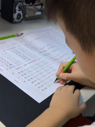 #一年级 想让孩子卷面分往上提。这款专门给孩子设计的书法测试卷很合适。里面有各种实用的书写格式,用它练习还可以巩固同步课内知识。卷面也会显得干净又整齐。#练字技巧 #硬笔练字硬笔书法 #一份耕耘一份收获