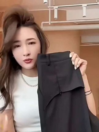秋季百搭时尚休闲裤#韩系设计感时尚阔腿裤