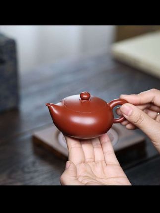 #紫砂壶 #泡茶壶 #手工紫砂壶 #茶具 #泡茶神器 宜兴原矿真品纯手工紫砂壶优质朱泥大红袍凤雏壶小容量泡茶小品壶