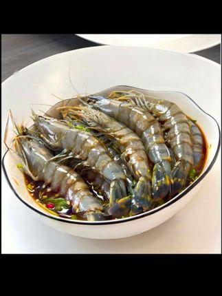 #美食推荐 #生呛虾 #【船小宇】生呛黑虎虾 生腌黑虎虾 即食海鲜 大黑虎虾 顺丰