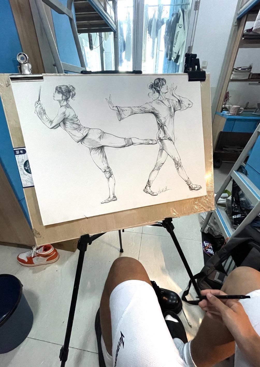 上辈子作恶多端 这辈子速写连篇. #美术生日常 #速写 #绘画 #画画 #top