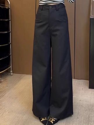 #高级感穿搭 #高腰阔腿裤 #百搭裤子 #显瘦显高显气质 #秋季新款
