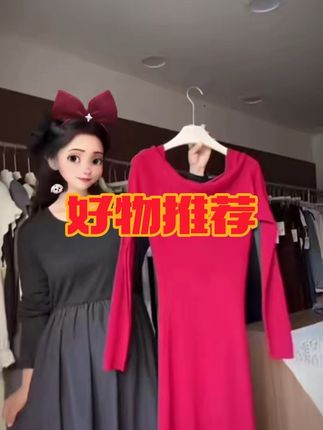 孕妇装早春新款针织连衣裙宽松中长款慵懒风春秋季裙子过膝时尚