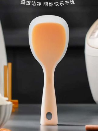 #创作灵感 #实用好物 #厨房好物 #种草 #居家好物 硅胶可立不粘米饭勺盛饭勺子