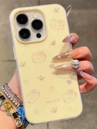 多巴胺线条kitty爪子适用苹果16磨砂肤感手机壳iphone15全包14/13#男士神仙单品 #仙女必备 #手机壳 #这个手机壳真的长在我心巴上了 #强烈推荐